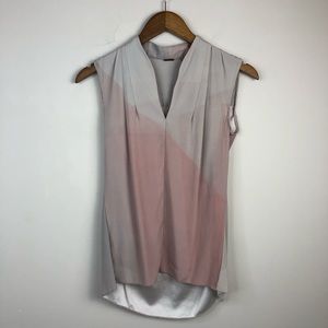 Elie Tahari Sleeveless Silk Blouse